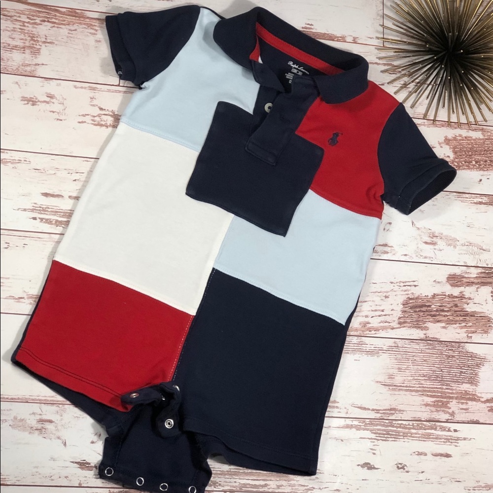 🐎 Baby Boy Polo Ralph Lauren Romper